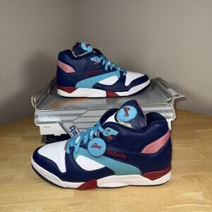MENS 12 Reebok Court Victory Pump Pro Navy With OG BOX